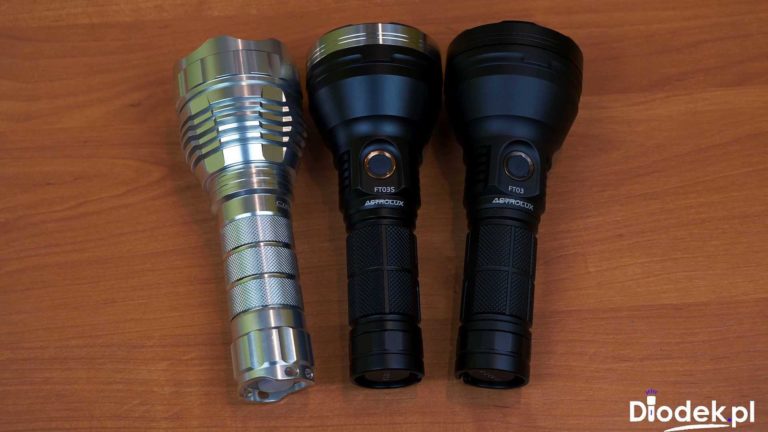 Astrolux FT03s – latarka typu szperacz z diodą STB 90.2 🎥