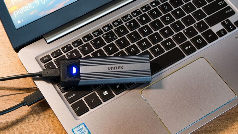 Recenzja obudowy USB-C dla dysków NVMe UNITEK S1204B 🎥