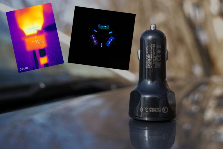 Tania ładowarka do auta z 3 gniazdami USB