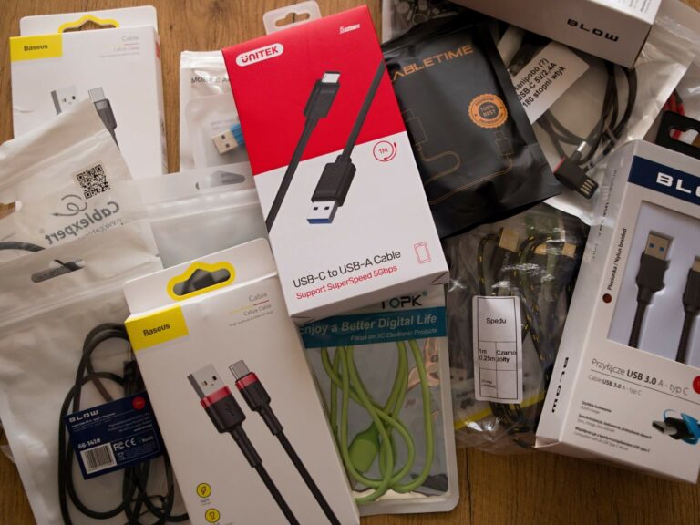 Test przewodów USB-C typu A-C