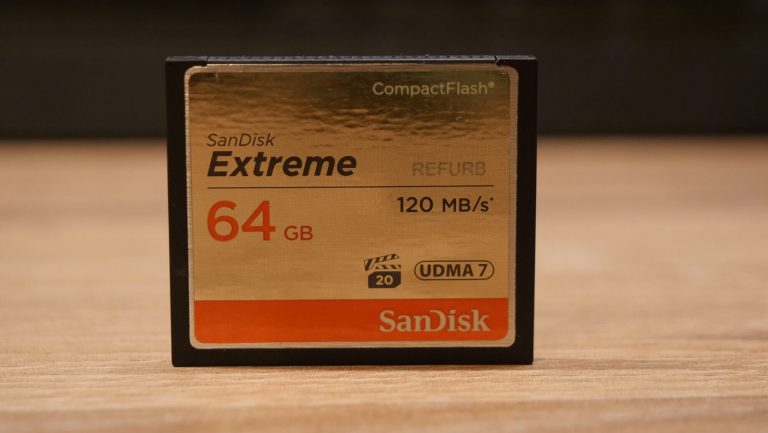 Test karty CompactFlash (CF) SanDisk EXTREME 64GB w wersji REFURBISH