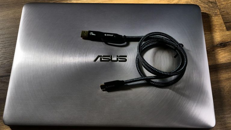 Przewód ORICO ACC32-10-BK-BP 20Gb/s USB-C z adapterem USB-A