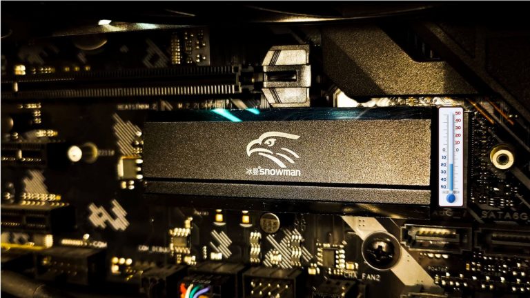 Jaki radiator do dysku NVMe / M.2 #2 – SNOWMAN M2. SSD 2280