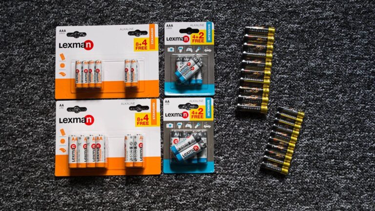 Mega test baterii AA/AAA #5 – marka Lexman (Leroy Merlin)