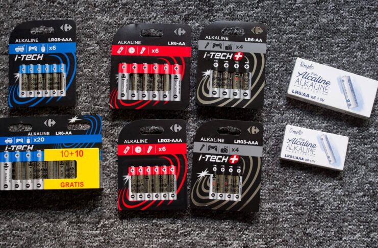Mega test baterii AA AAA #8 – CARREFOUR – wszystkie marki własne