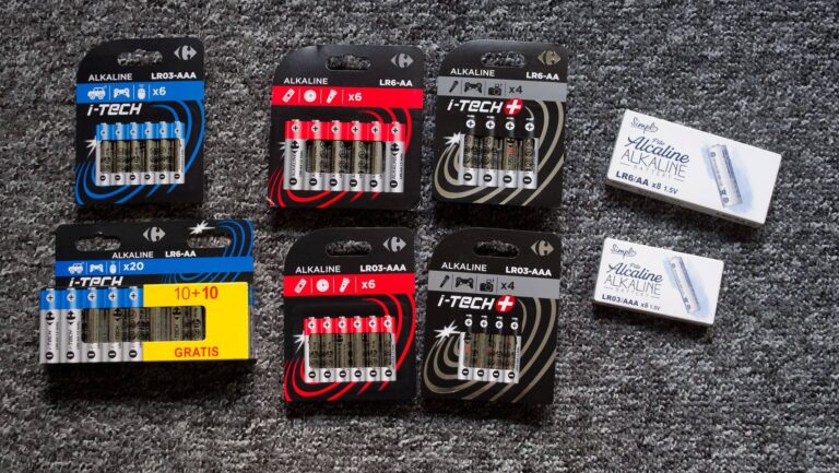 Mega test baterii AA/AAA #8 – CARREFOUR – wszystkie marki własne
