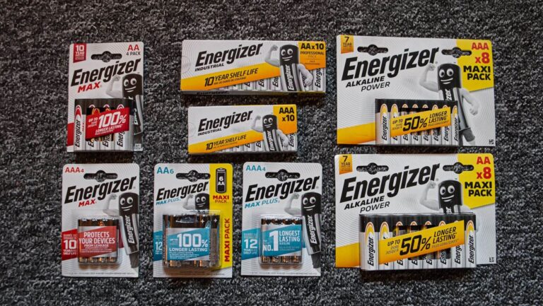 Mega test baterii AA/AAA #7 – marka ENERGIZER