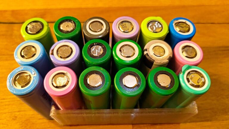 Ogniwa z depakietu demontażu z Allegro i OLX – test ogniw 18650 – Samsung, LG, Panasonic, EVE, TerraE, K-TECH