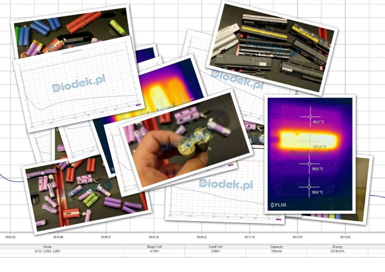 „Darmowe” ogniwa 18650 z odzysku – baterie laptopa. Test, ceny i porównania z depakietami. Czy odzysk ma jeszcze jakiś sens?
